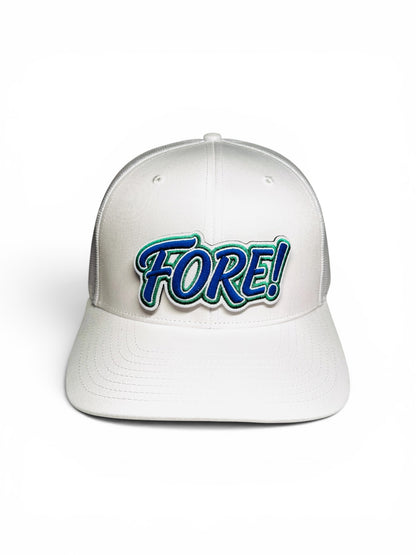 Custom UV Printed Golf Hat Patches