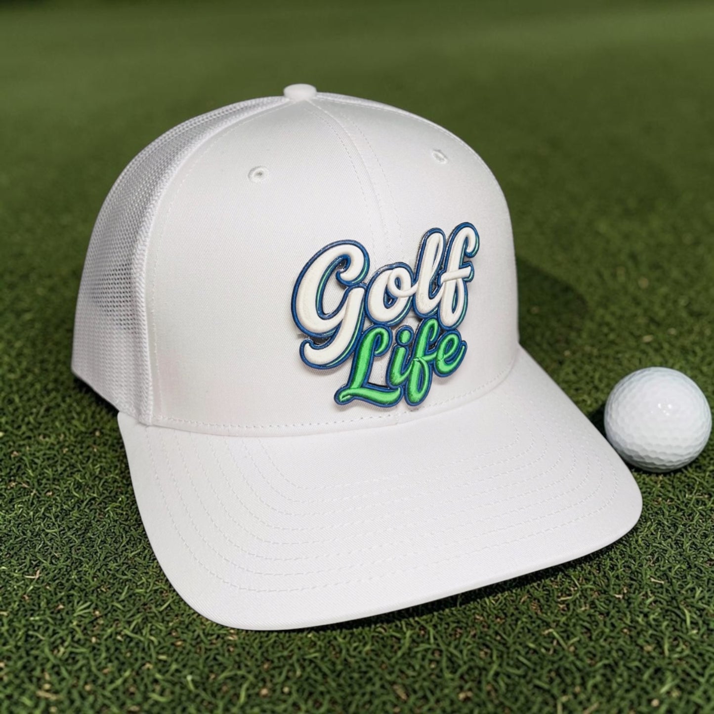 Custom UV Printed Golf Hat Patches