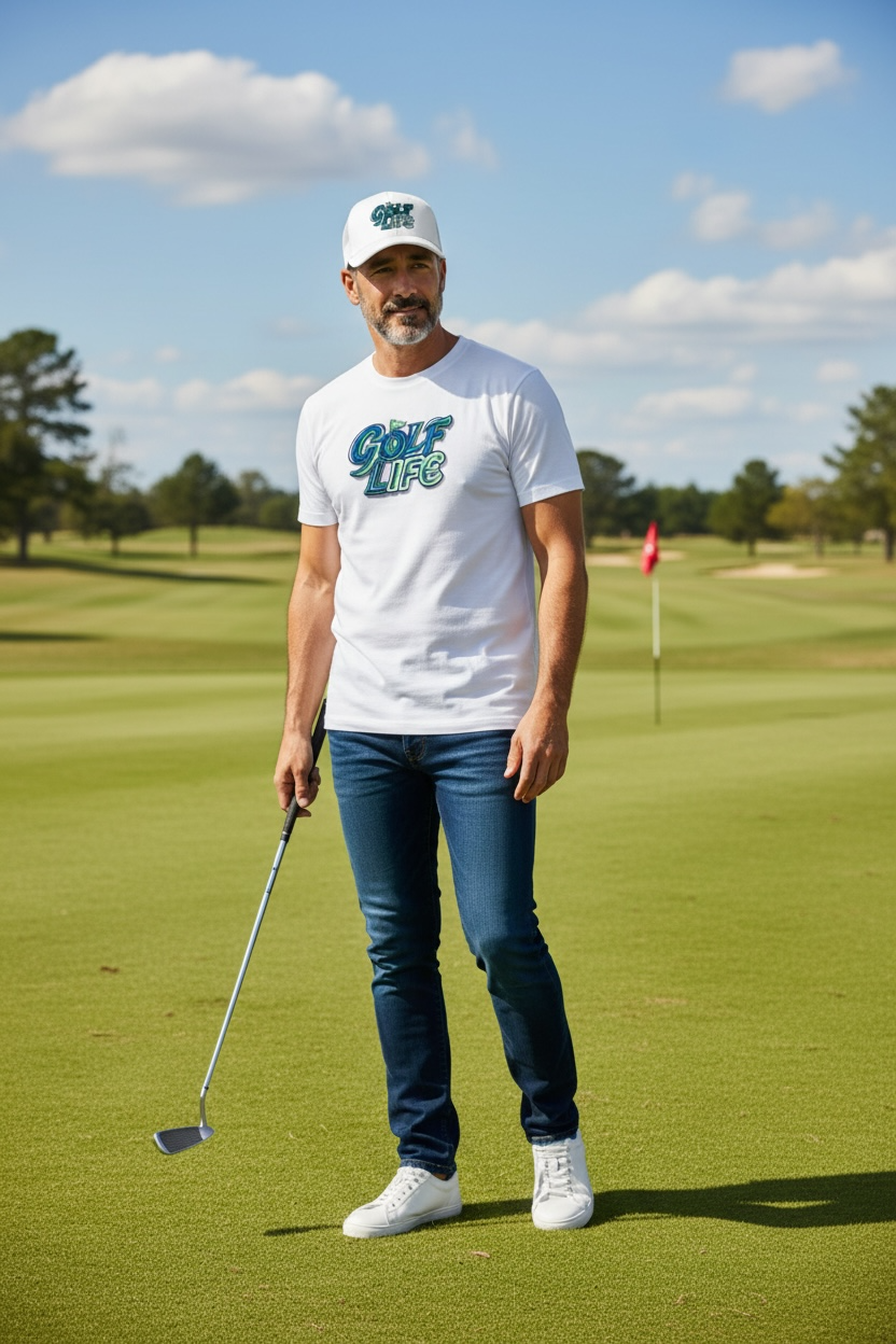 Custom UV Printed Golf Hat Patches